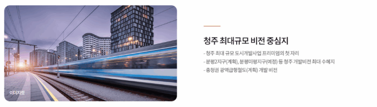 청주 신분평 더웨이시티_비전